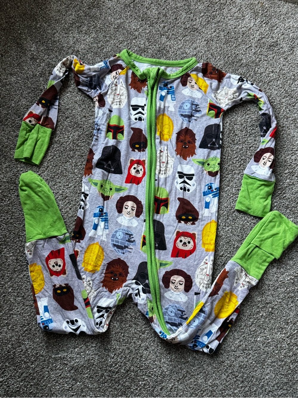 Little Sleepies Star Wars footie pajama